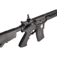 Lancer Tactical Metal M4 Modular RIS MOD2 Airsoft AEG Rifle -BLACK