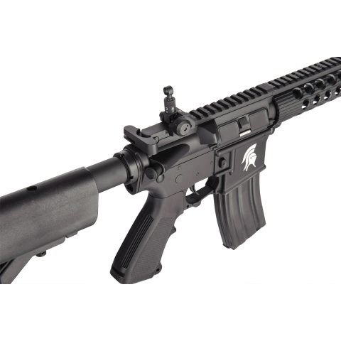 Lancer Tactical Metal M4 Modular RIS MOD2 Airsoft AEG Rifle -BLACK