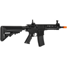 Lancer Tactical Airsoft LT-24 CQB M4 AEG w/ Free Float Rail - BLACK