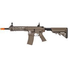 Lancer Tactical Airsoft LT-24 CQB M4 AEG w/ Free Float Rail - DARK EARTH