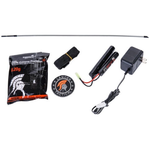 Lancer Tactical Airsoft LT-24 CQB M4 AEG w/ Free Float Rail - DARK EARTH