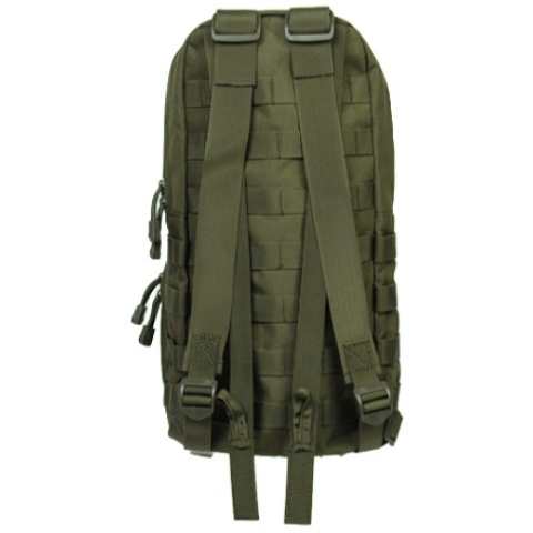 Lancer Tactical 1000D Nylon Airsoft Molle Hydration Backpack (Color: OD Green)