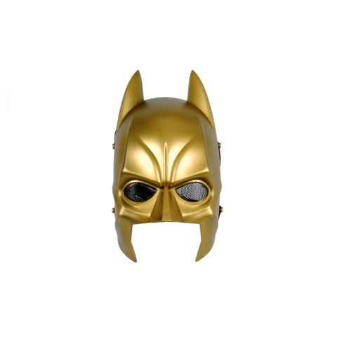 Airsoft Dark Hero Wire Mesh Full Face Mask - GOLD
