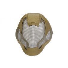 Airsoft V6 Full Face Strike Mesh Mask - TAN