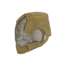 Airsoft V6 Full Face Strike Mesh Mask - TAN