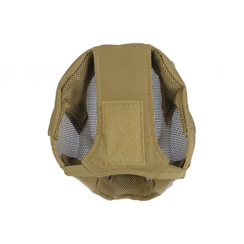 Airsoft V6 Full Face Strike Mesh Mask - TAN