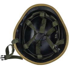 UK Arms PASGT Airsoft Helmet w/ Adjustable Chin Strap - TAN