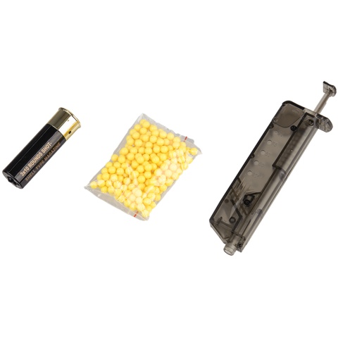 Double Eagle M63 Pump Action 3x10 Shell Tri-Shot Airsoft Shotgun