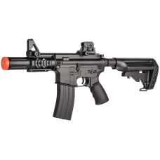 WellFire Airsoft Hybrid M4 CQB AEG Rifle - BLACK