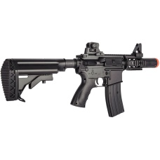 WellFire Airsoft Hybrid M4 CQB AEG Rifle - BLACK