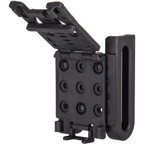 Lancer Tactical 4PC Airsoft Shotgun Shell Holder w/ Belt Clip - BLACK