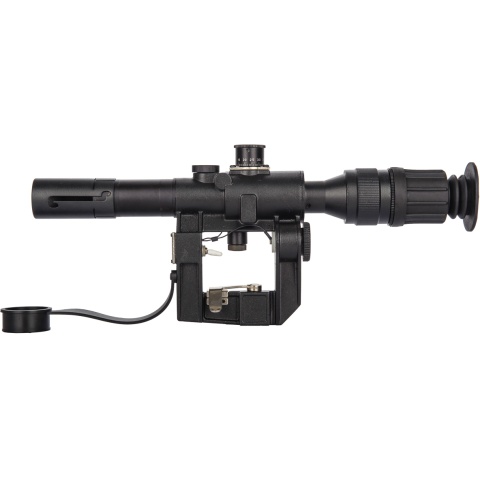 AMP Tactical 4x26 SVD Airsoft Dragunov Scope w/ PSO-1 Reticle - BLACK - DISCONTINUED