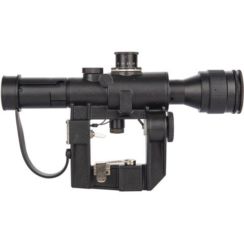 AMP Tactical 4x26 SVD Airsoft Dragunov Scope w/ PSO-1 Reticle - BLACK - DISCONTINUED