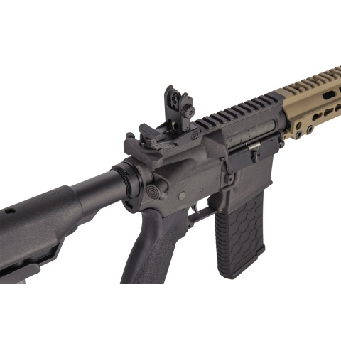 Lancer Tactical Airsoft M4 SMR AEG Black Jack Carbine - DARK EARTH