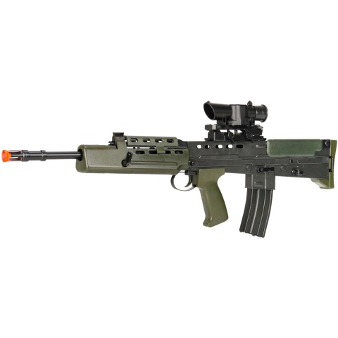 HFC Airsoft L85 A1 Spring Powered Rifle w/ Scope - OD GREEN