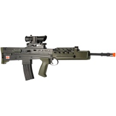 HFC Airsoft L85 A1 Spring Powered Rifle w/ Scope - OD GREEN