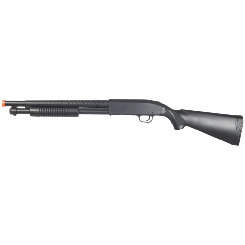 UK Arms Airsoft Pump Action Spring Powered Shotgun - BLACK