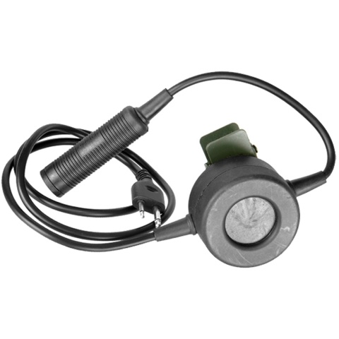 AMA Airsoft TCI Pust-To-Talk 2 Pin for ICOM - BLACK