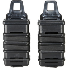 AMA Airsoft Polymer MP7 Magazine Pouches - BLACK