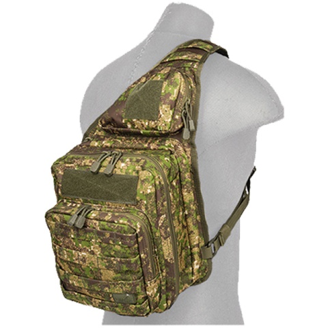 Lancer Tactical Airsoft Messenger Utility Shoulder Bag (Color: PC Green)