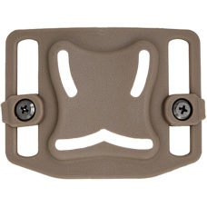 Lancer Tactical Airsoft Belt MOLLE Backplane - DE