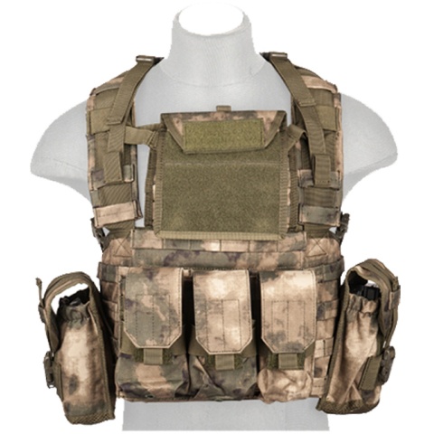 Lancer Tactical Airsoft M4/M16 MOLLE Modular Chest Rig - AT-FG