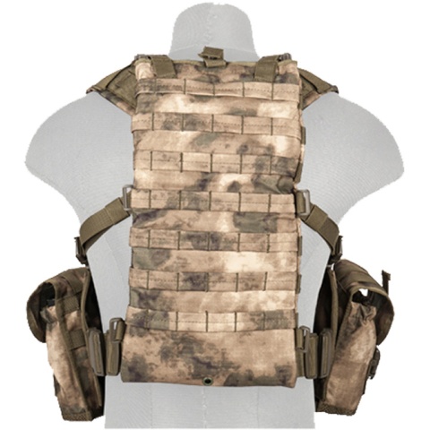 Lancer Tactical Airsoft M4/M16 MOLLE Modular Chest Rig - AT-FG