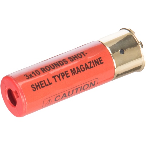 Double Eagle M56 Single Airsoft Shotgun Shell Type Magazine - RED