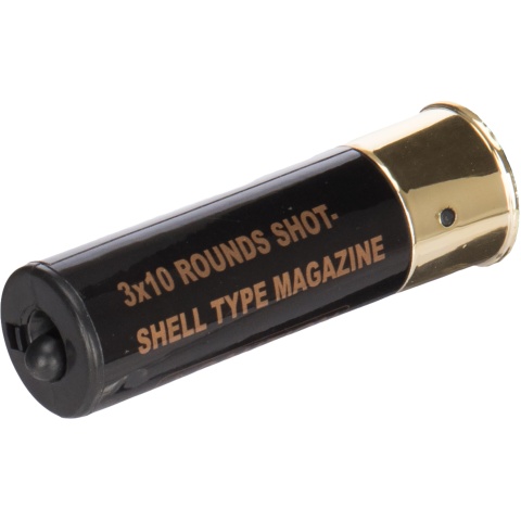 Double Eagle M56 Single Airsoft Shotgun Shell Type Magazine - BLACK