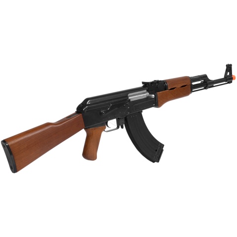 JG Full Metal Gearbox AK47 Airsoft AEG Rifle - IMITATION WOOD