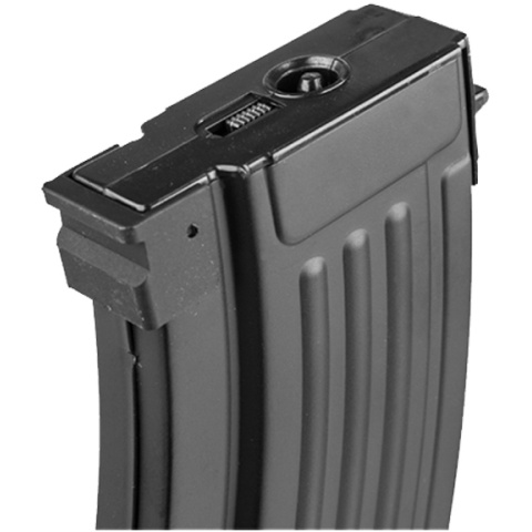 JG Metal AK47 70rd Low Capacity Airsoft AEG Magazine - BLACK