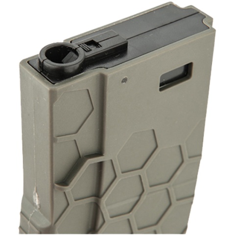 Dytac Hexmag Licensed Airsoft 120rd Midcap Magazine - OD GREEN