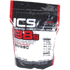 ICS MC-23 6mm Competition Grade 0.25g 3500rd Aisoft BBs - WHITE