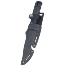 AMA Tactical Plastic Dummy M37-K Knife w/ Holster - BLACK