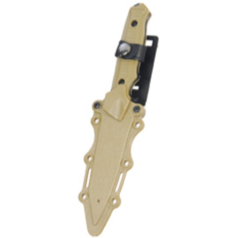 AMA Tactical Plastic Dummy 141 Knife w/ Holster - TAN