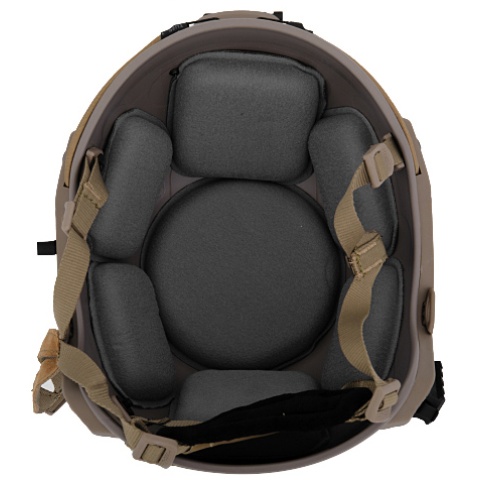 Lancer Tactical Airsoft Maritime Tactical Helmet Simple - TAN