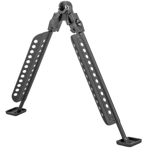 AMA Foldable Nylon Plastic Airsoft Bipod (Color: Black)