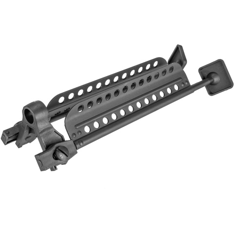 AMA Foldable Nylon Plastic Airsoft Bipod (Color: Black)