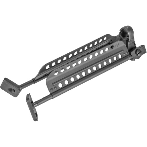 AMA Foldable Nylon Plastic Airsoft Bipod (Color: Black)