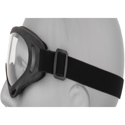 AMA Tactical Airsoft Safety Protective Lens Goggles - CLEAR