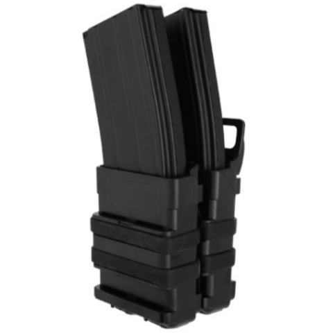AMA Airsoft High Speed M4/M16 Dual Magazine Pouch - BLACK