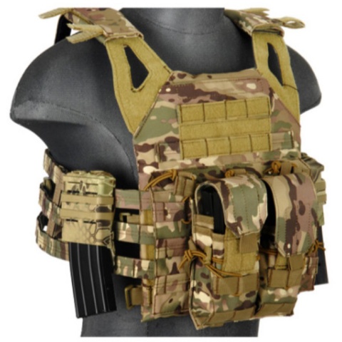 AMA Airsoft High Speed M4/M16 Dual Magazine Pouch - BLACK