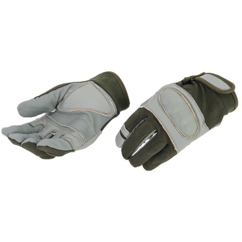 AMA Tactical Hard Knuckle Gloves - SMALL - SAGE