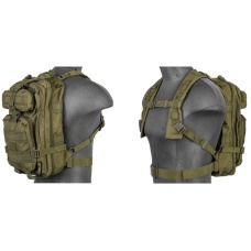 AMA Airsoft 600D Nylon Y Structure MOLLE Backpack - OLIVE DRAB