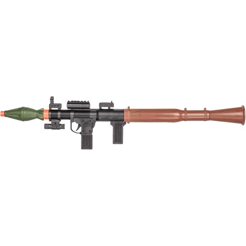 Spring Powered Airsoft RPG w/ Laser - BLACK / GREEN