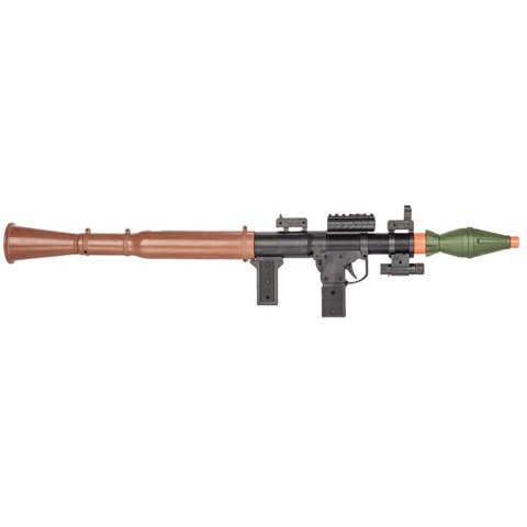 Spring Powered Airsoft RPG w/ Laser - BLACK / GREEN