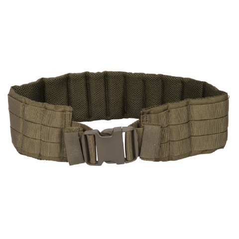 Lancer Tactical MOLLE Nylon Battle Belt - OD
