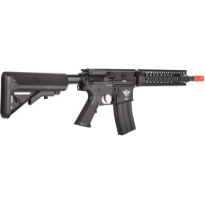 JG Works Metal M4 Carbine AEG Airsoft Rifle - BLACK