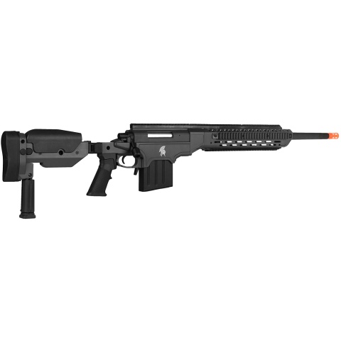 Lancer Tactical LTR338L Bolt Action Rifle w/ Folding Stock - BLACK