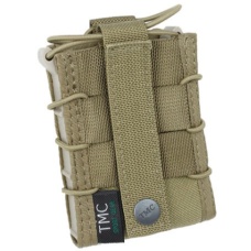 TMC Cross Modular Single Airsoft Rifle Magazine Pouch - KHAKI